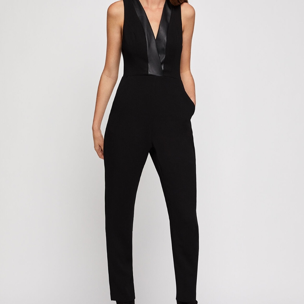 Women's BCBGeneration Tuxedo Surplice Jumpsuit